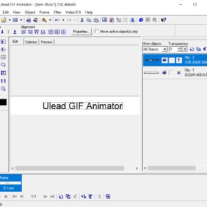 Ulead Gif Animator 5 Portable - editor de GIFs (2001)