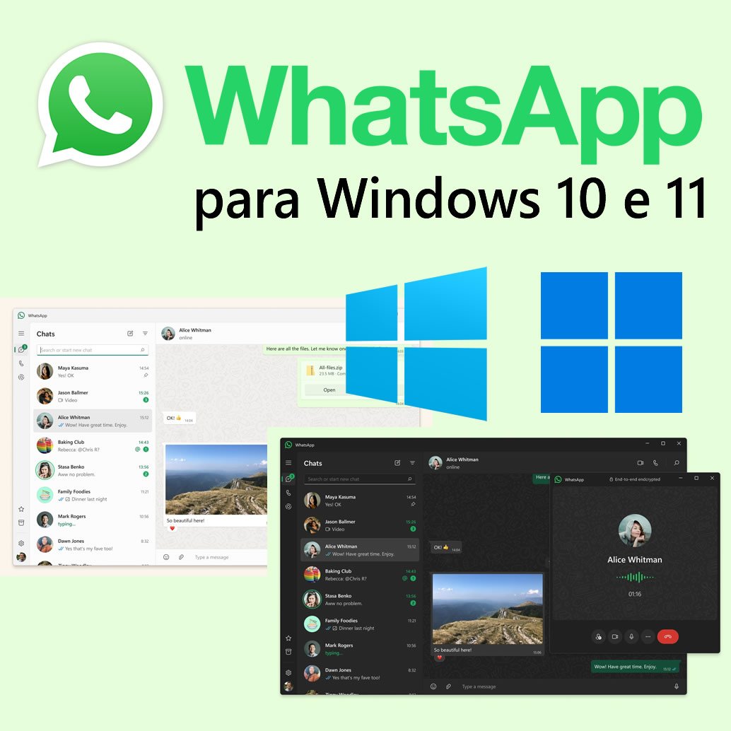 WhatsApp para Windows 10 e 11 - Download instalador offline + instruções